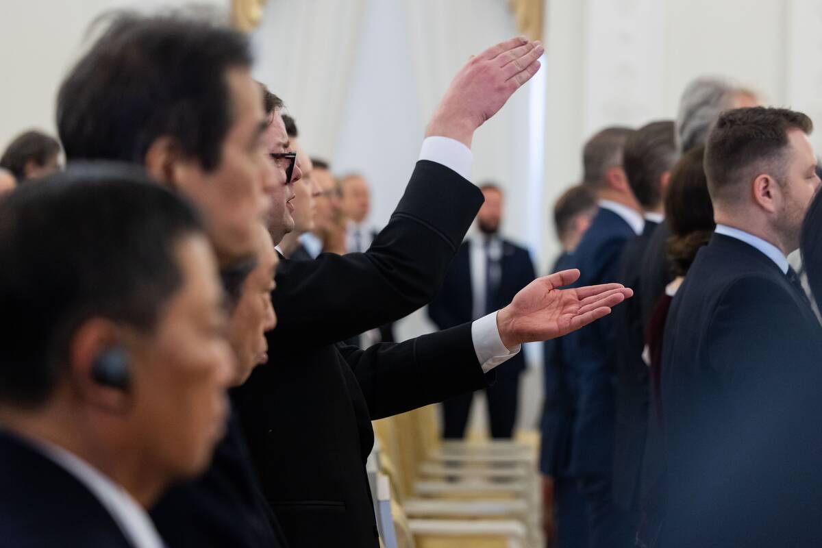 Valstybės apdovanojimų įteikimo ceremonija