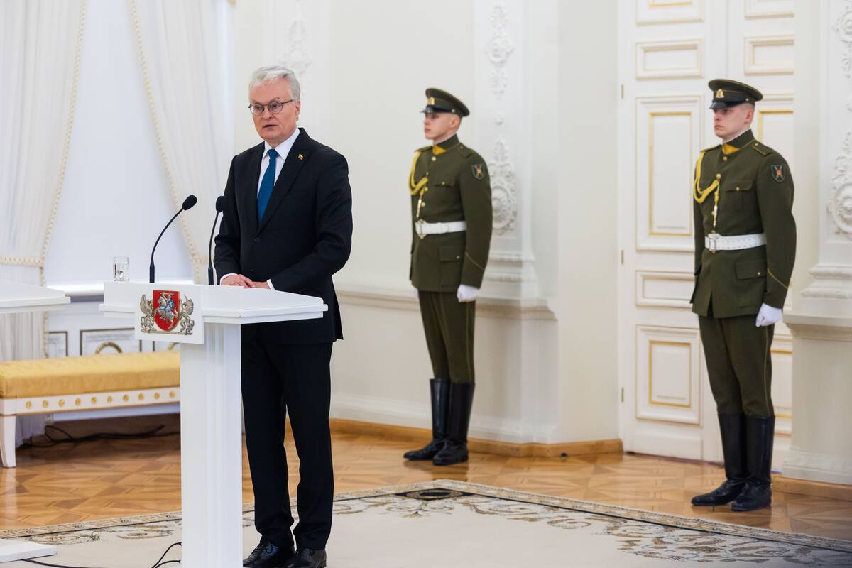 Valstybės apdovanojimų įteikimo ceremonija
