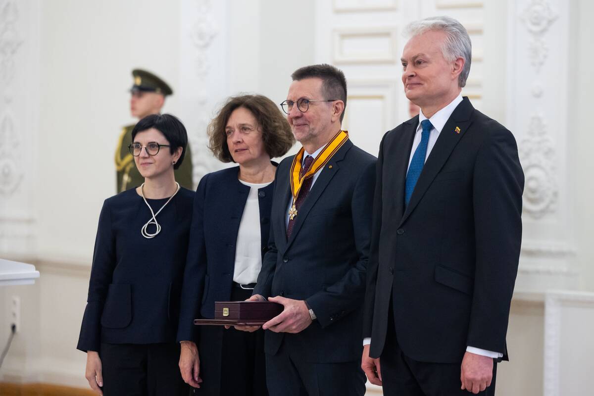 Valstybės apdovanojimų įteikimo ceremonija