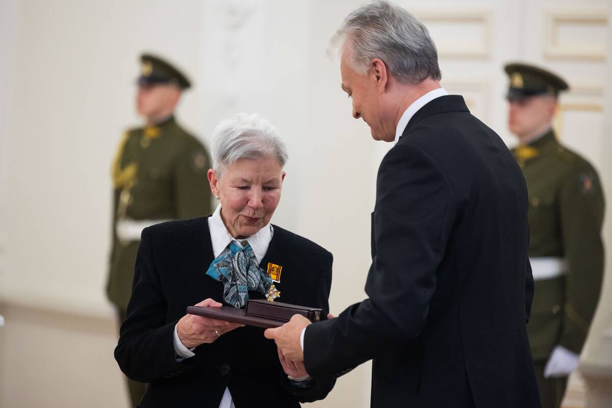Valstybės apdovanojimų įteikimo ceremonija