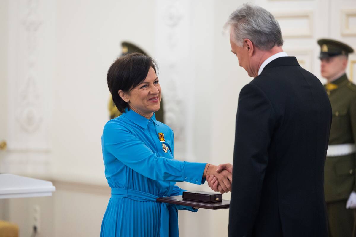 Valstybės apdovanojimų įteikimo ceremonija