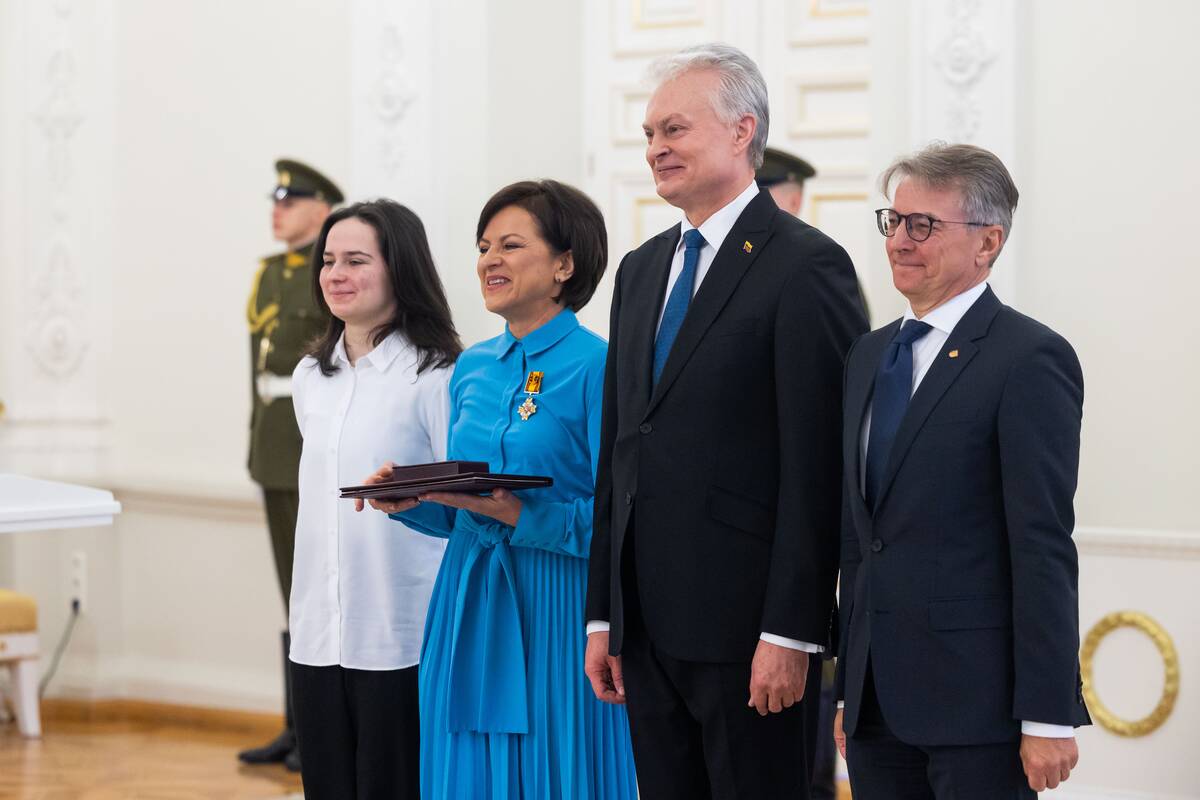 Valstybės apdovanojimų įteikimo ceremonija