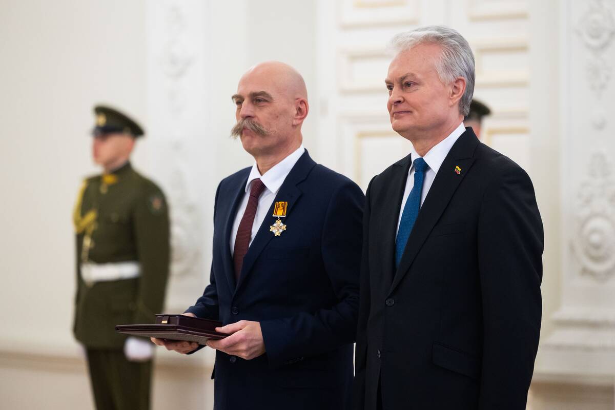 Valstybės apdovanojimų įteikimo ceremonija