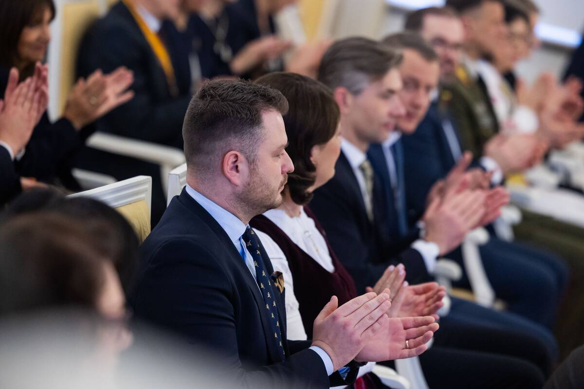 Valstybės apdovanojimų įteikimo ceremonija
