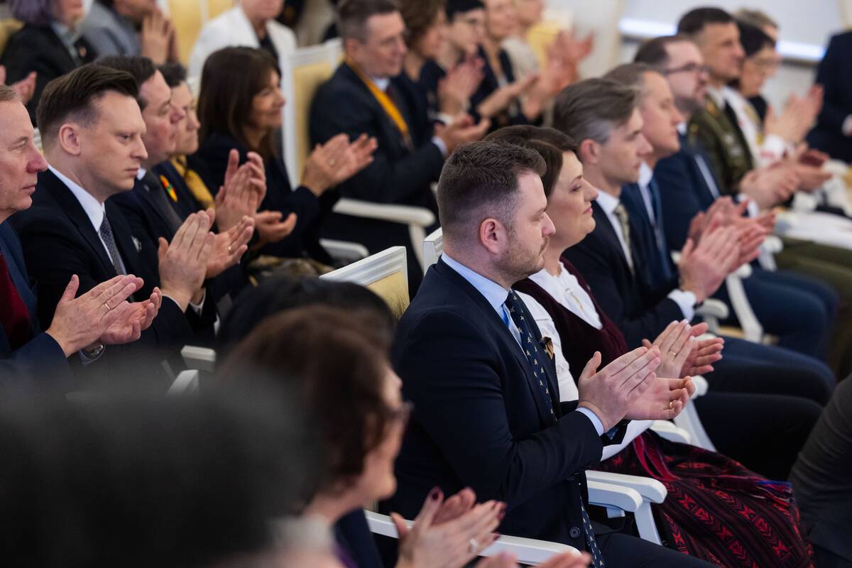 Valstybės apdovanojimų įteikimo ceremonija