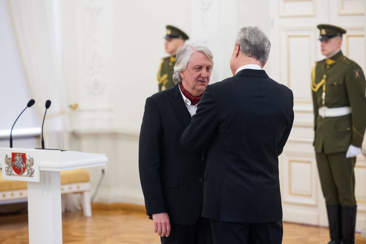 Valstybės apdovanojimų įteikimo ceremonija