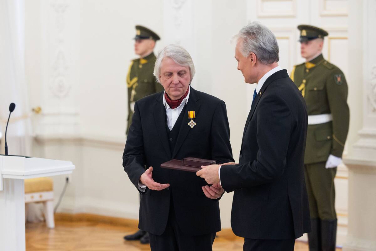 Valstybės apdovanojimų įteikimo ceremonija