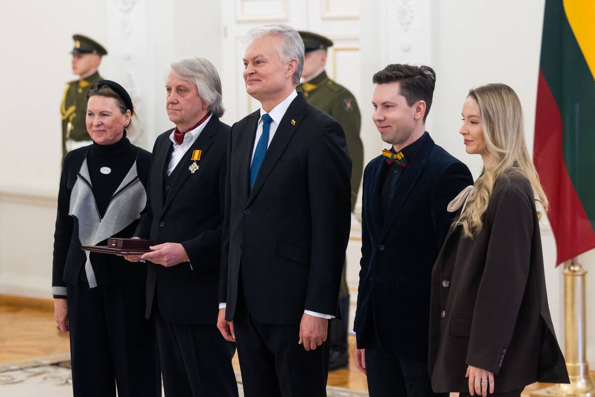 Valstybės apdovanojimų įteikimo ceremonija