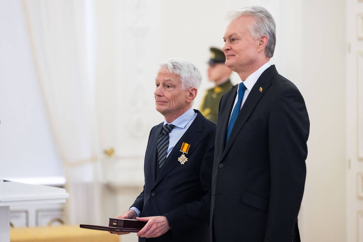 Valstybės apdovanojimų įteikimo ceremonija