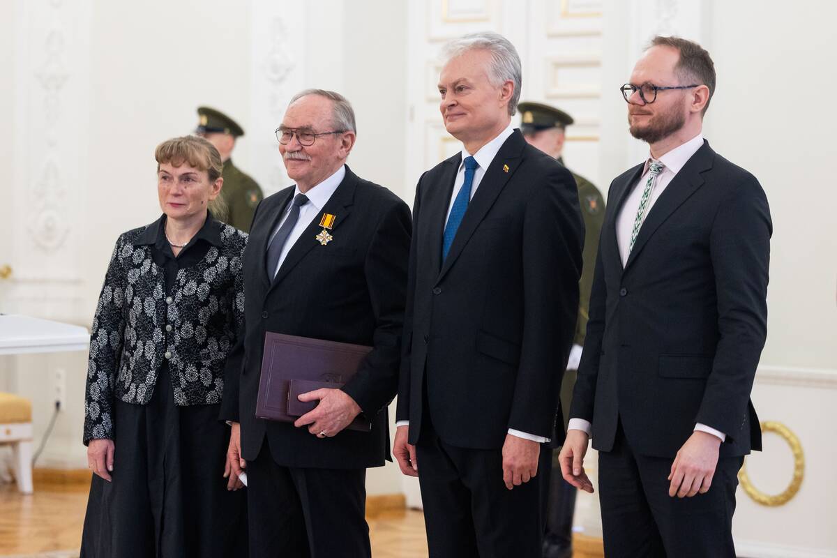 Valstybės apdovanojimų įteikimo ceremonija