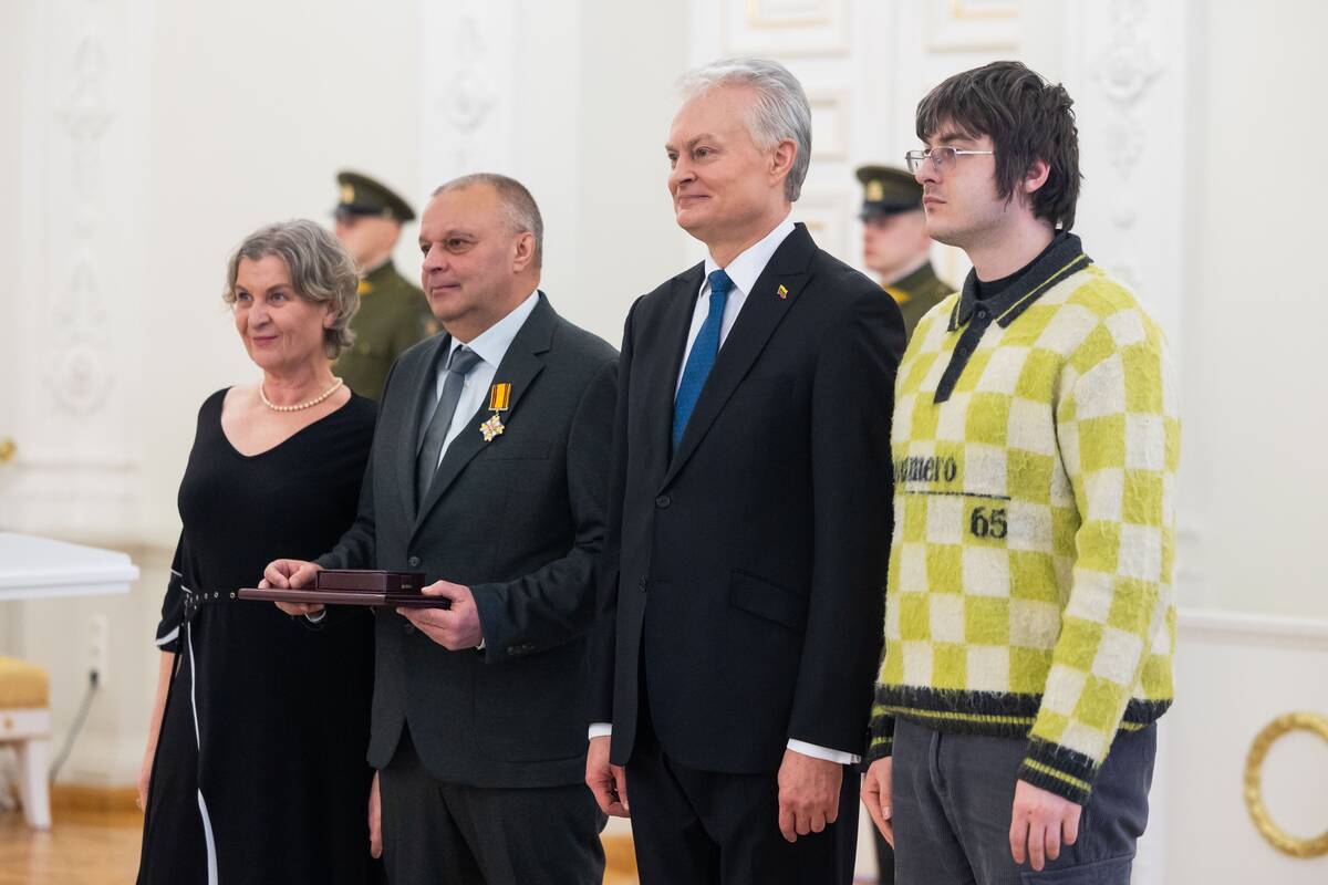 Valstybės apdovanojimų įteikimo ceremonija