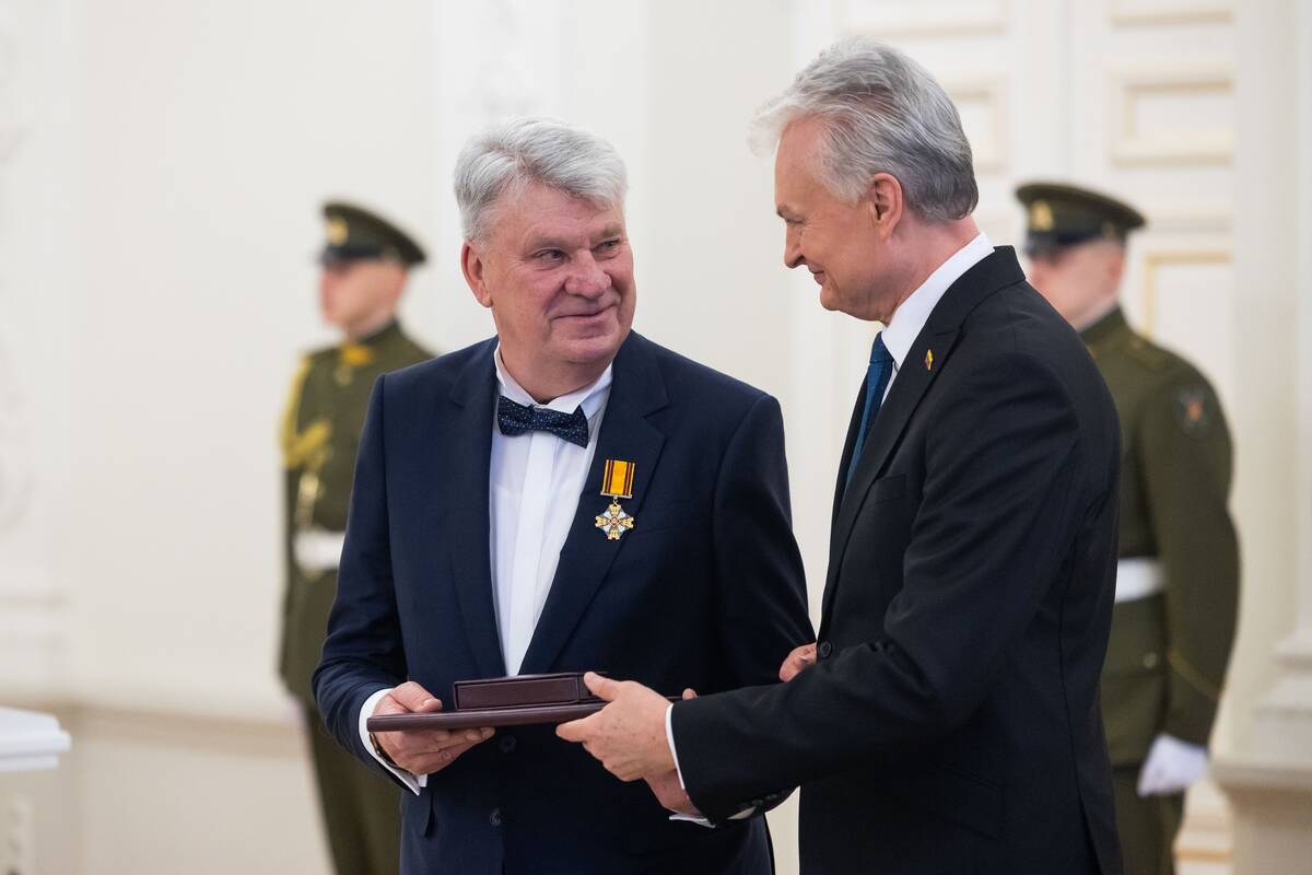 Valstybės apdovanojimų įteikimo ceremonija