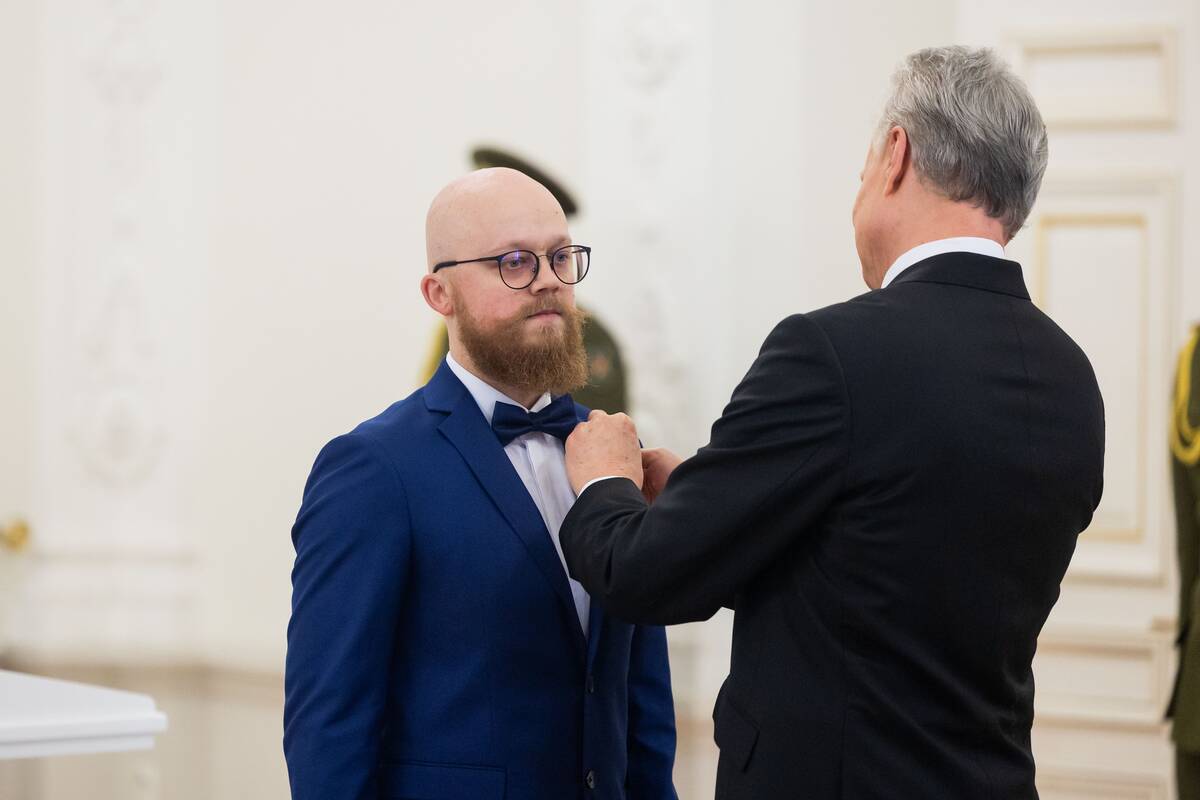 Valstybės apdovanojimų įteikimo ceremonija