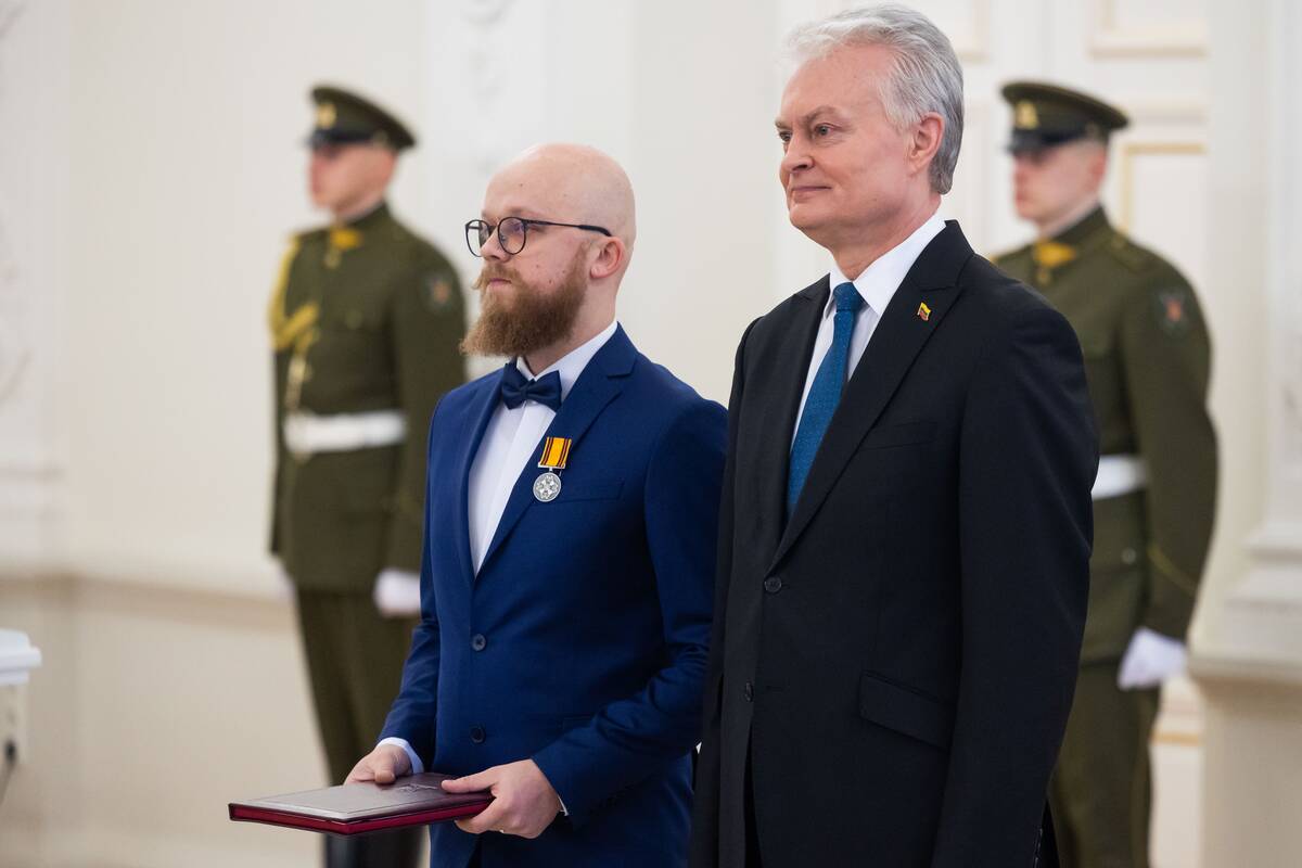 Valstybės apdovanojimų įteikimo ceremonija