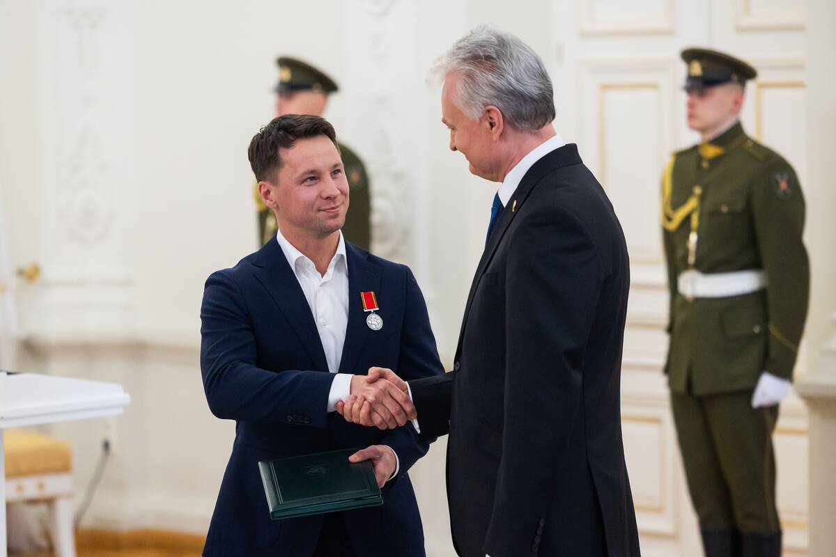 Valstybės apdovanojimų įteikimo ceremonija