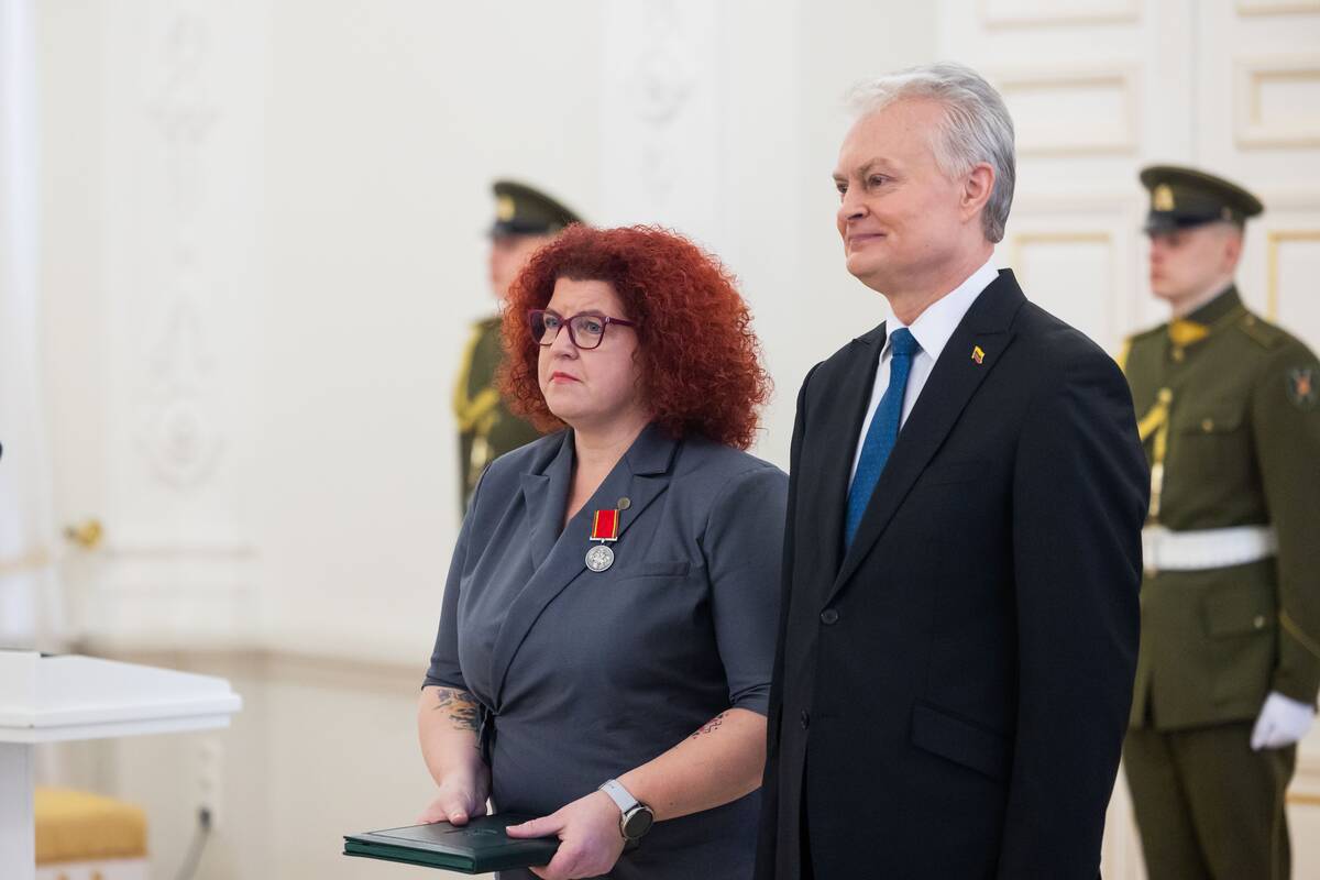 Valstybės apdovanojimų įteikimo ceremonija