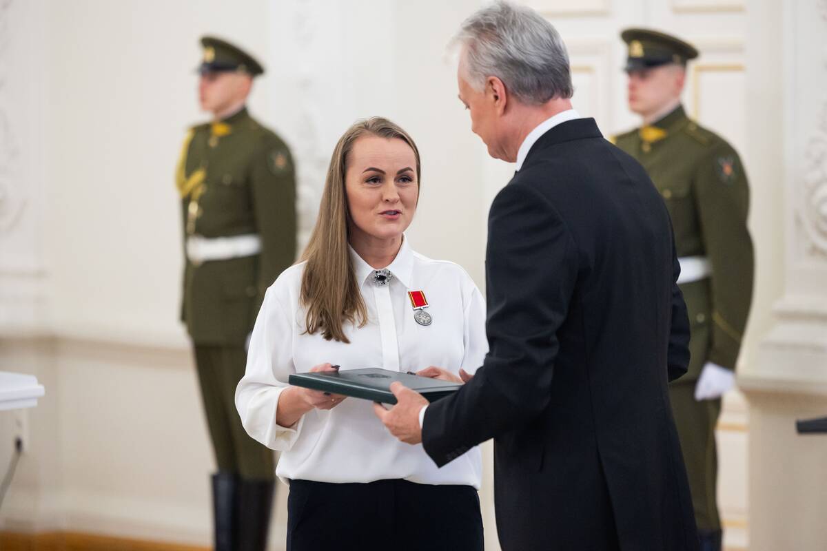 Valstybės apdovanojimų įteikimo ceremonija