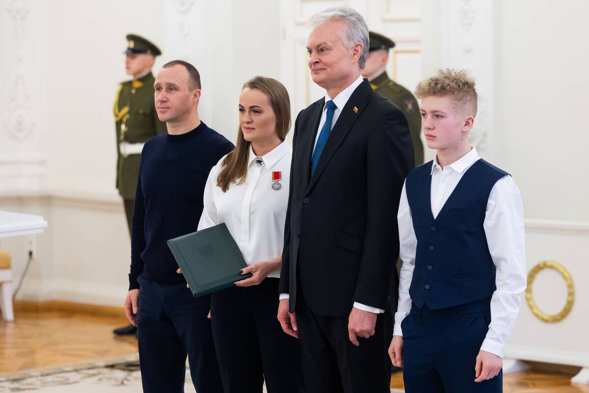 Valstybės apdovanojimų įteikimo ceremonija