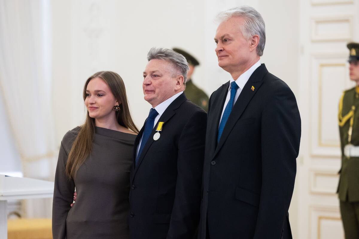 Valstybės apdovanojimų įteikimo ceremonija