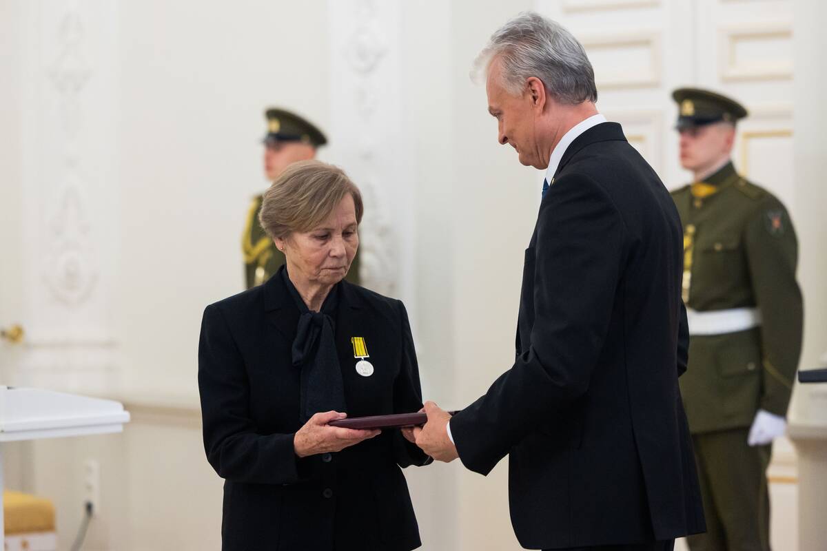 Valstybės apdovanojimų įteikimo ceremonija