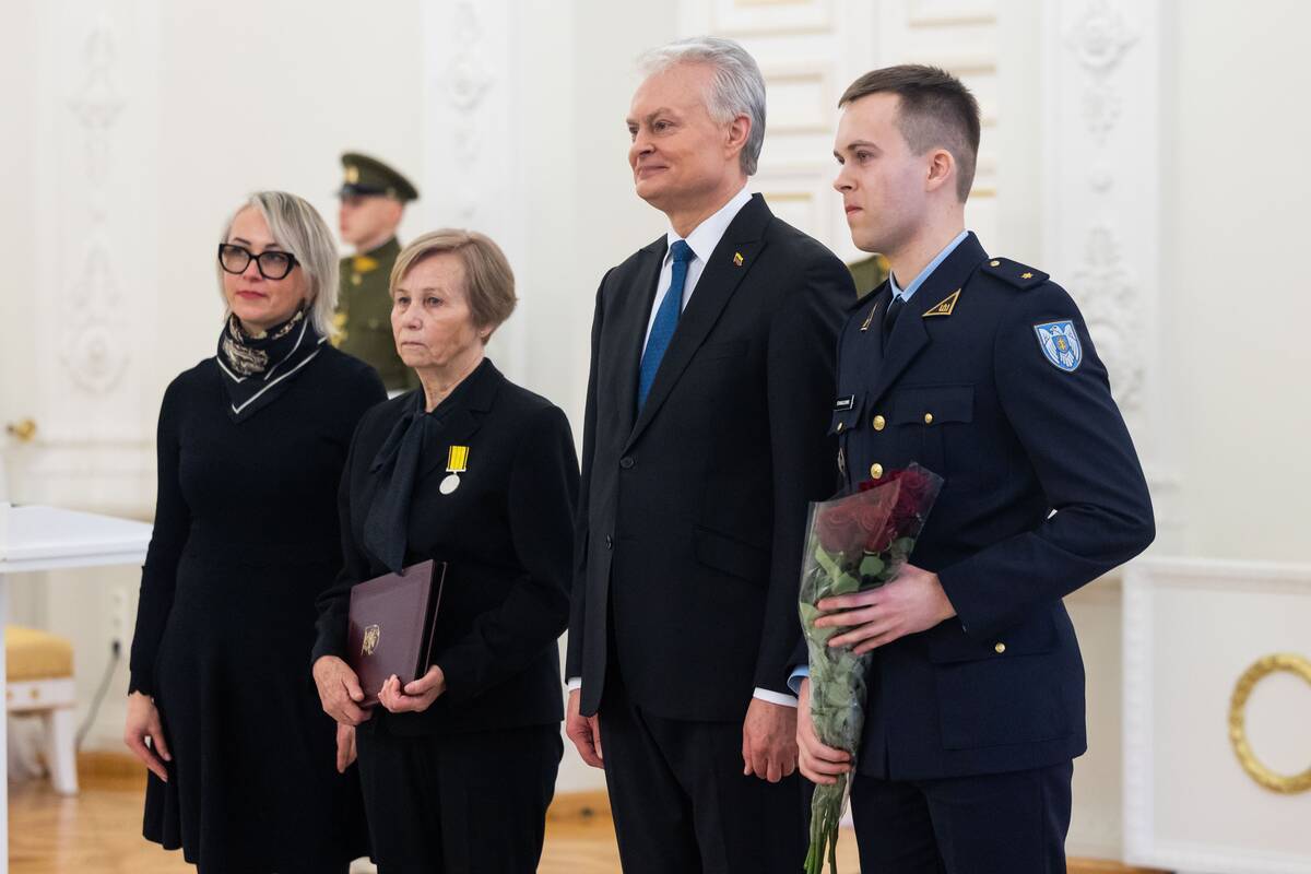 Valstybės apdovanojimų įteikimo ceremonija