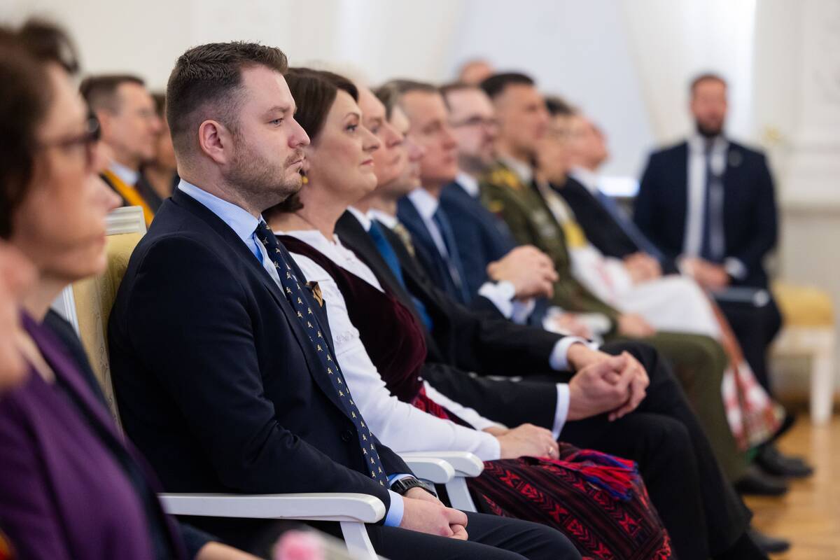 Valstybės apdovanojimų įteikimo ceremonija
