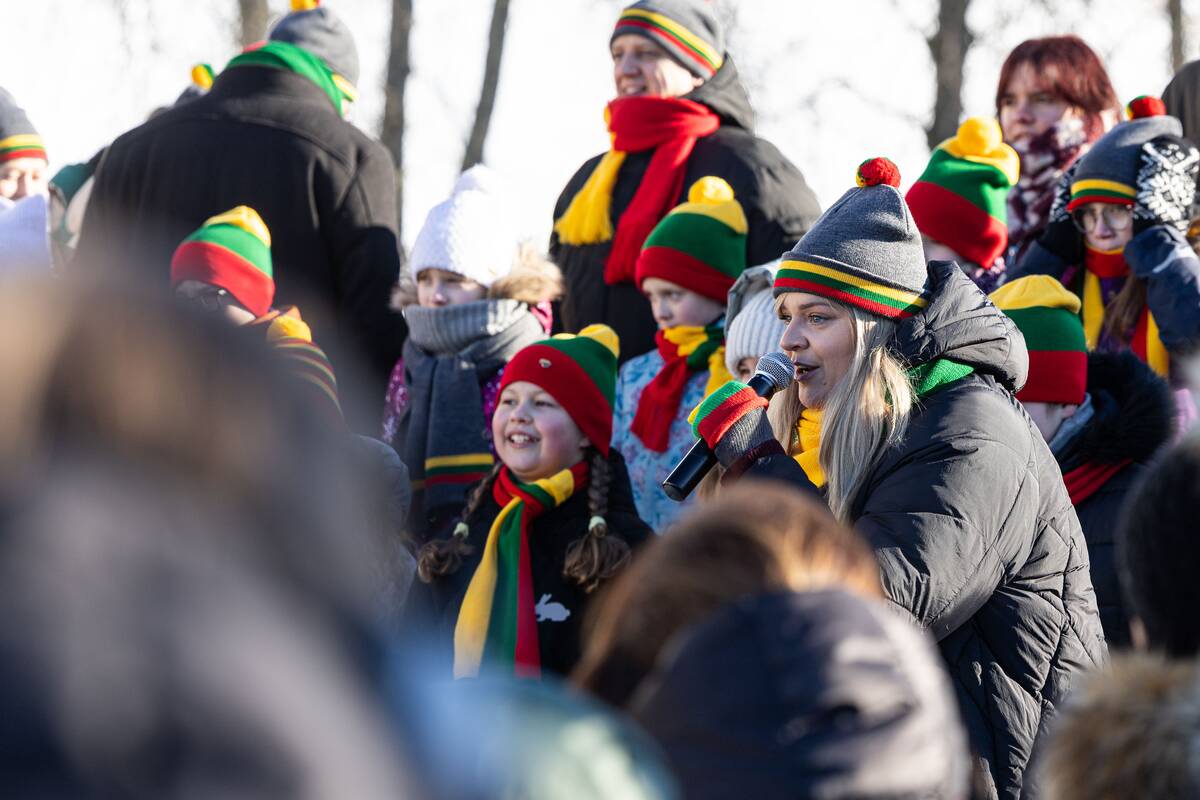 Šventinė Vasario 16-osios jaunimo eisena „Lietuvos valstybės keliu“