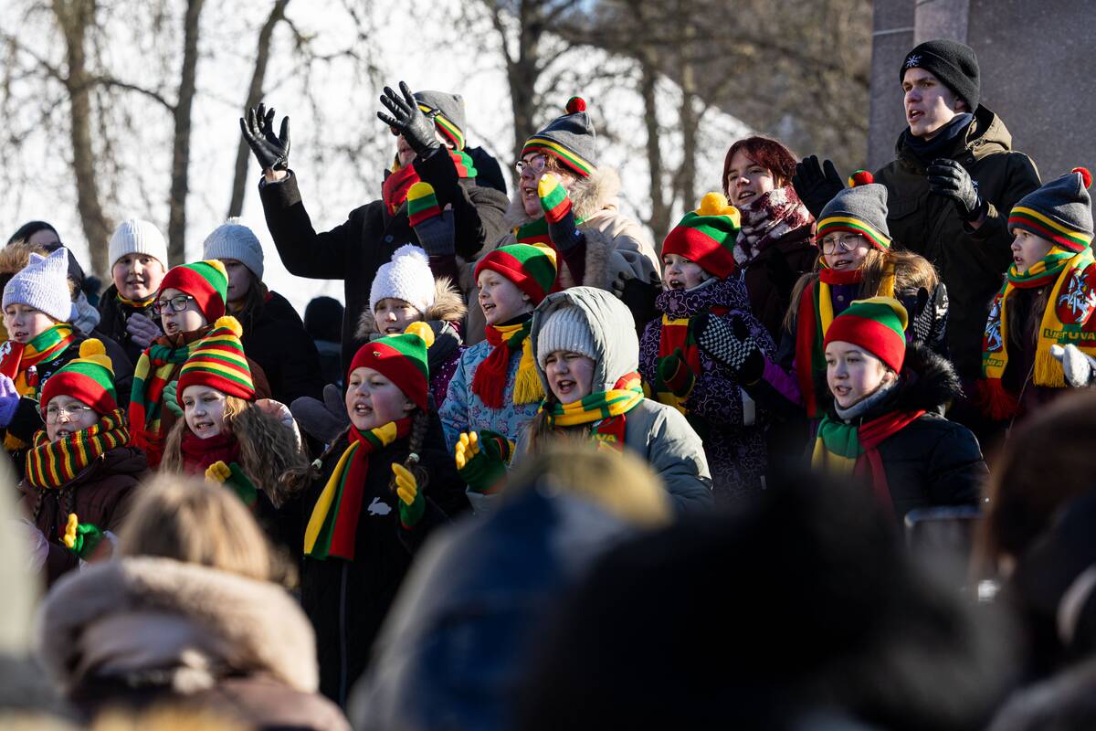 Šventinė Vasario 16-osios jaunimo eisena „Lietuvos valstybės keliu“