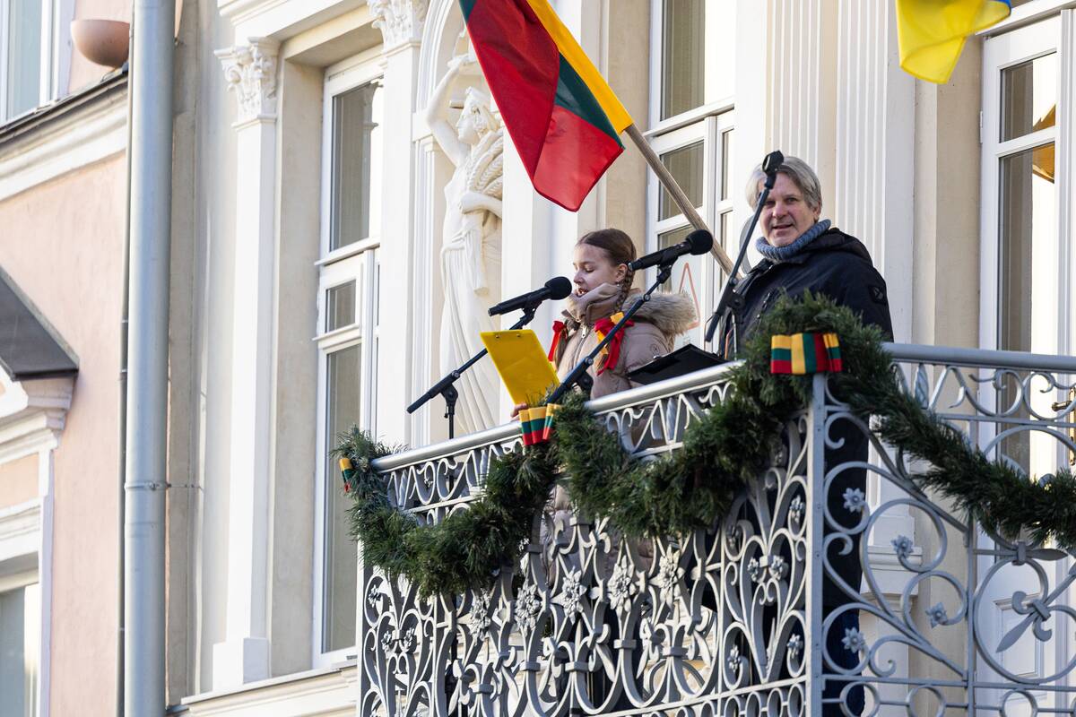 Šventinė Vasario 16-osios jaunimo eisena „Lietuvos valstybės keliu“