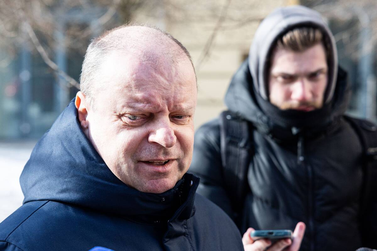 Saulius Skvernelis atvyko į STT