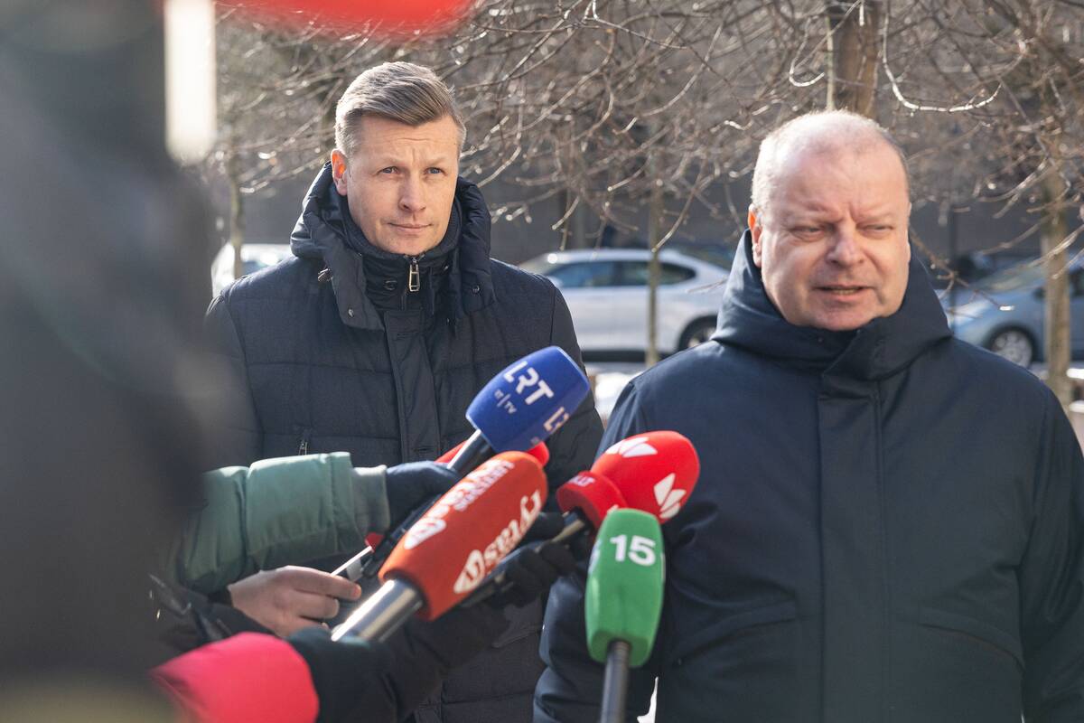 Saulius Skvernelis atvyko į STT