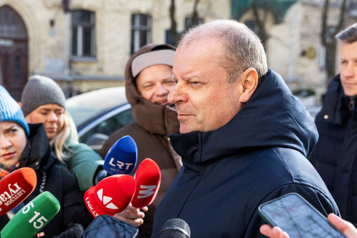 Saulius Skvernelis atvyko į STT