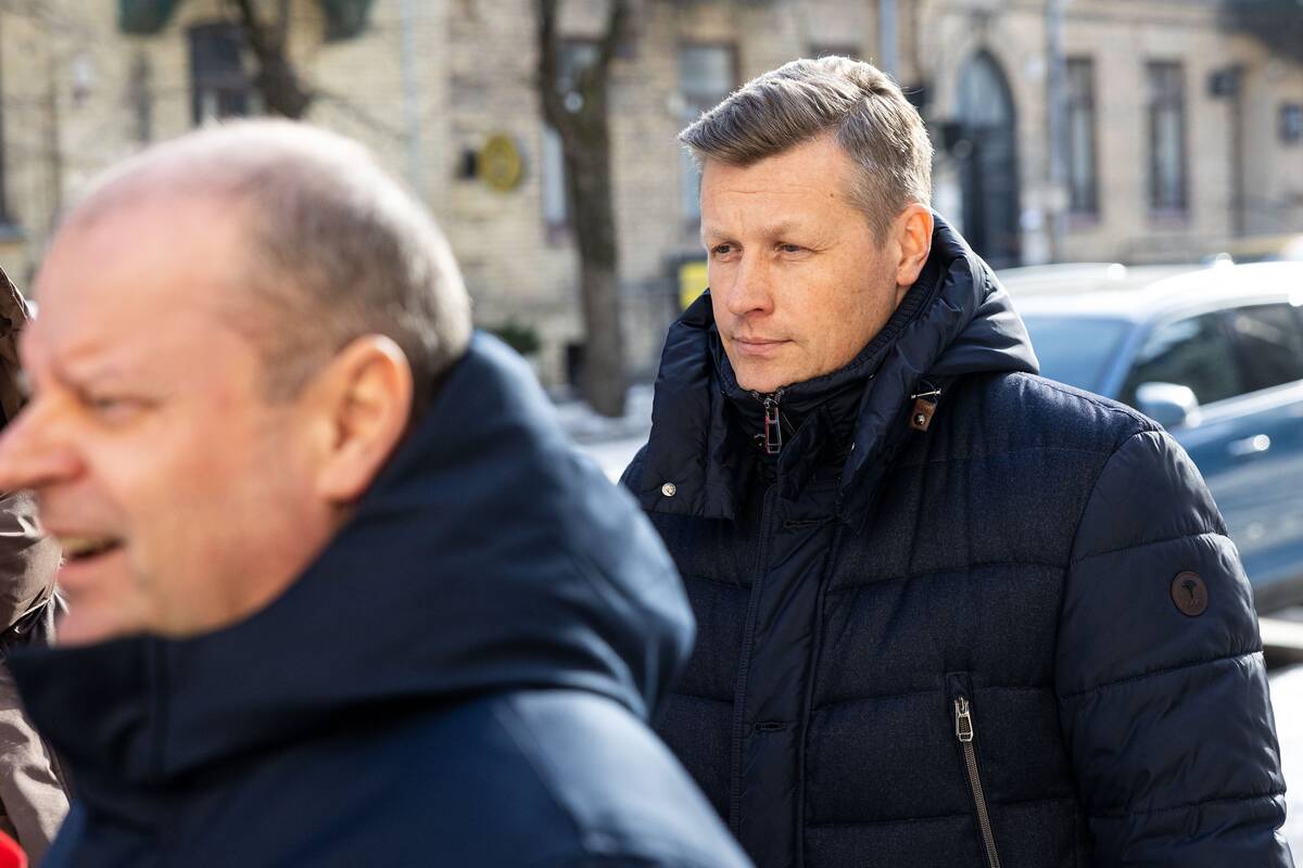 Saulius Skvernelis atvyko į STT
