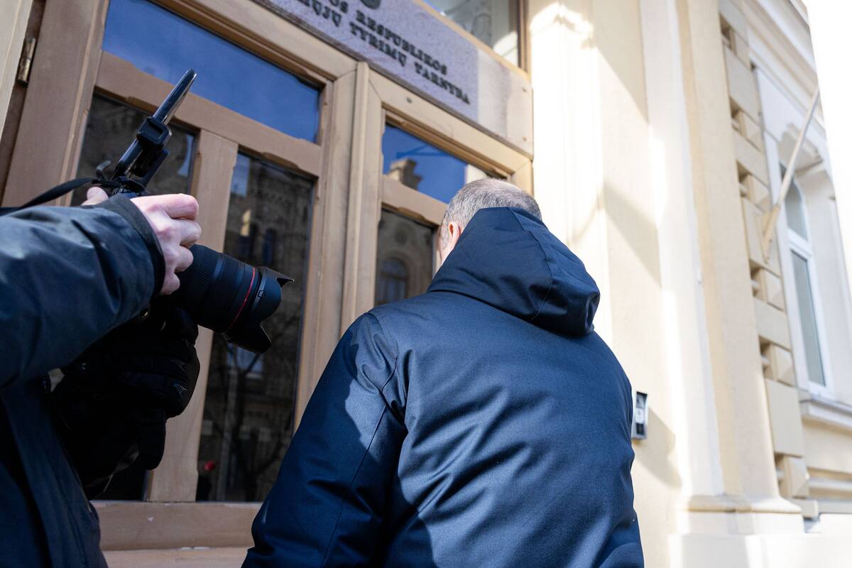Saulius Skvernelis atvyko į STT