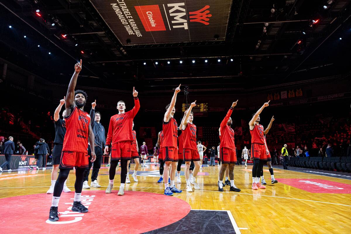 KMT pusfinalis: Vilniaus „Rytas“ – Panevėžio „Lietkabelis“ 106:89