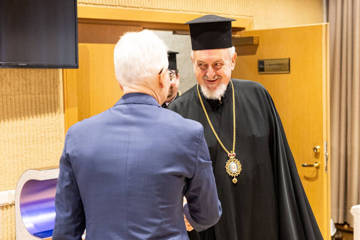 Juozas Olekas susitiko su Konstantinopolio ekumeninio patriarchato metropolitu Emanueliu