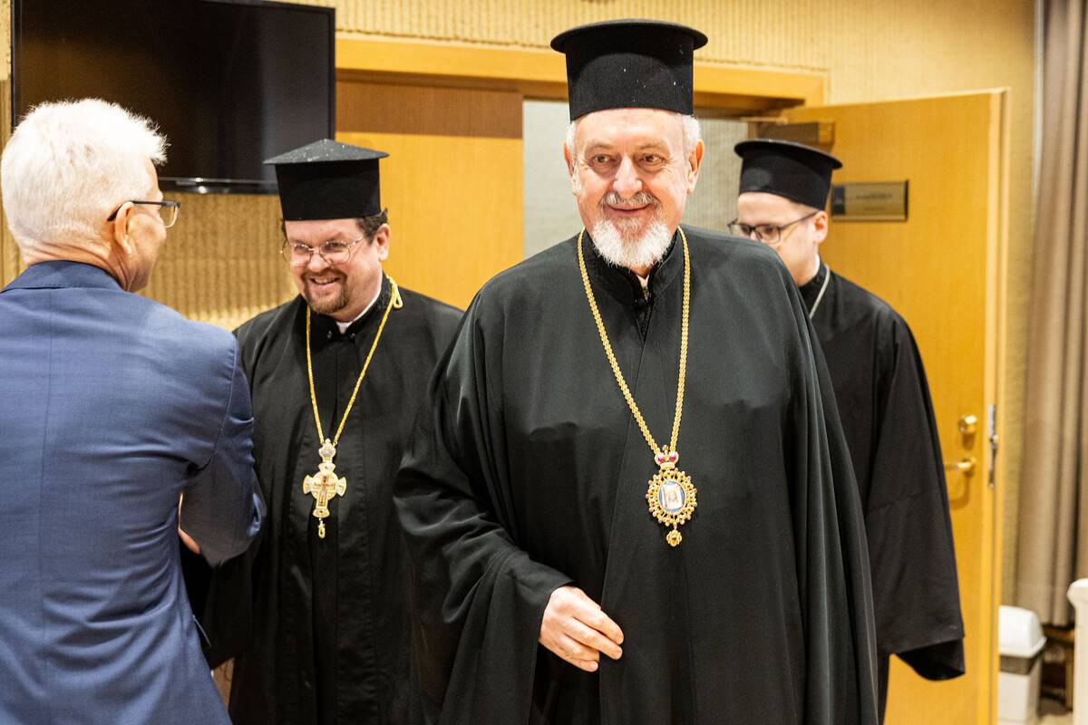 Juozas Olekas susitiko su Konstantinopolio ekumeninio patriarchato metropolitu Emanueliu