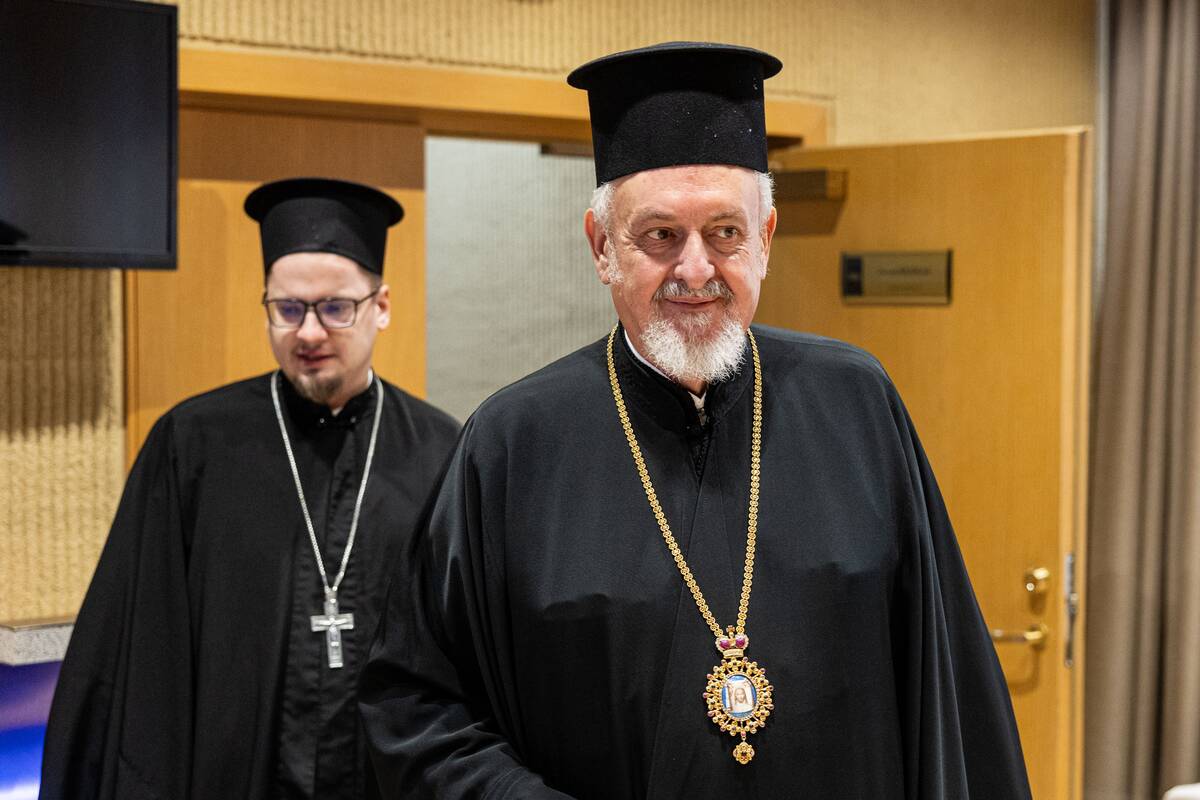 Juozas Olekas susitiko su Konstantinopolio ekumeninio patriarchato metropolitu Emanueliu