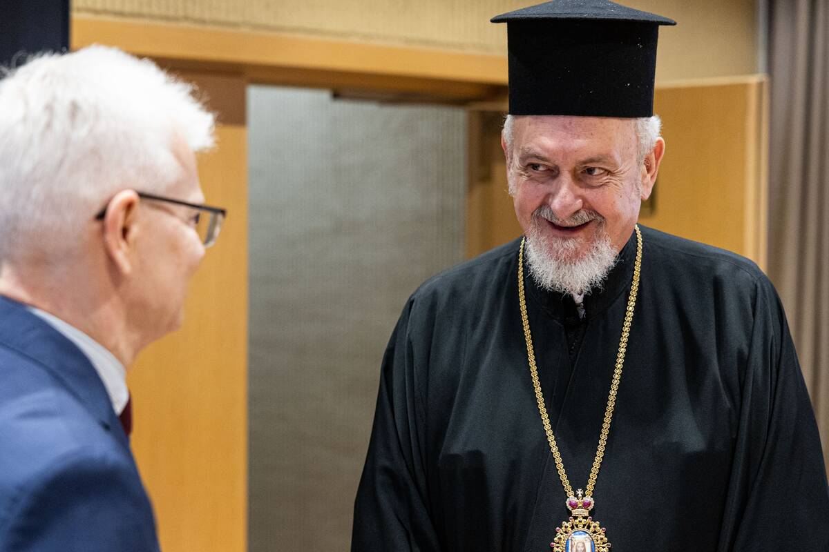 Juozas Olekas susitiko su Konstantinopolio ekumeninio patriarchato metropolitu Emanueliu