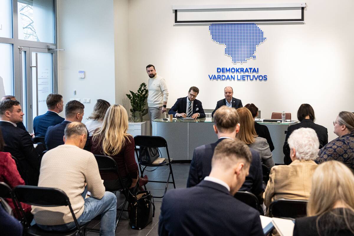 Demokratų sąjungos „Vardan Lietuvos“ valdybos posėdis