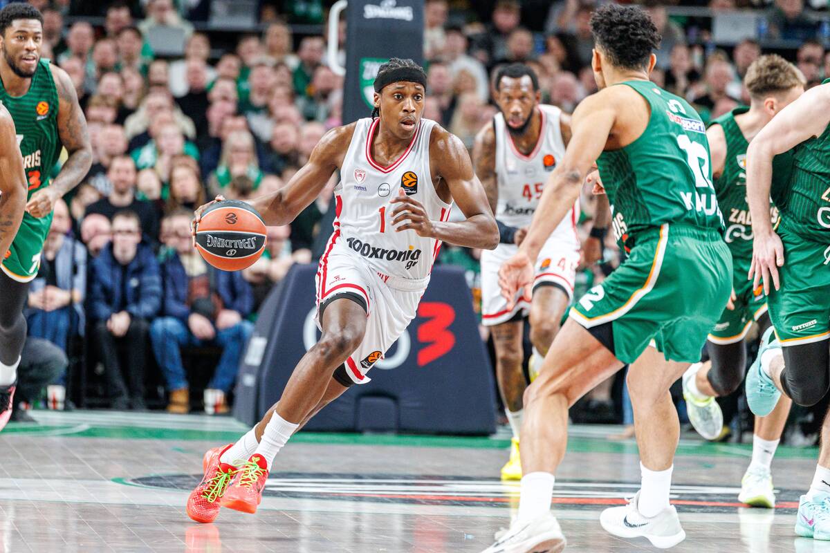 Eurolyga: Kauno „Žalgiris“ – Pirėjo „Olympiakos“ 99:94