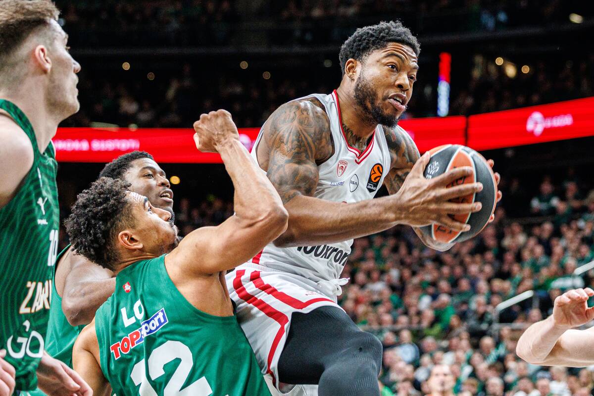 Eurolyga: Kauno „Žalgiris“ – Pirėjo „Olympiakos“ 99:94