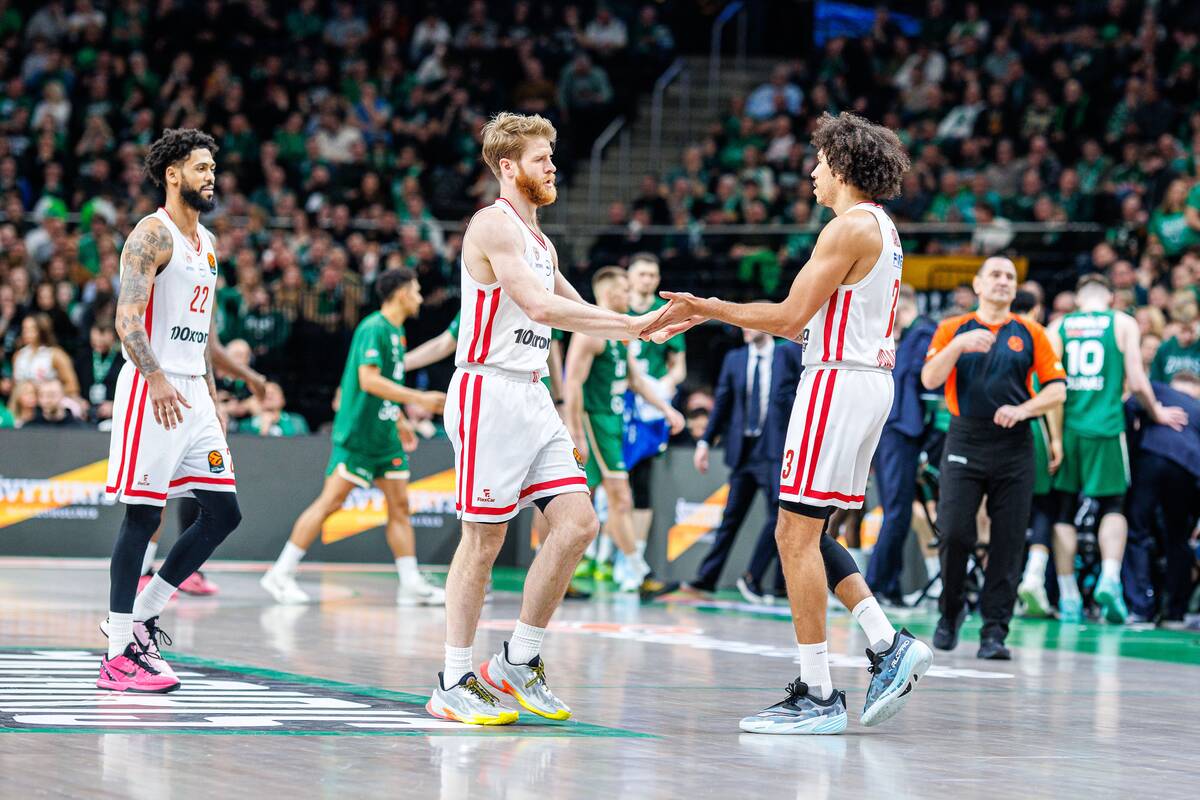 Eurolyga: Kauno „Žalgiris“ – Pirėjo „Olympiakos“ 99:94