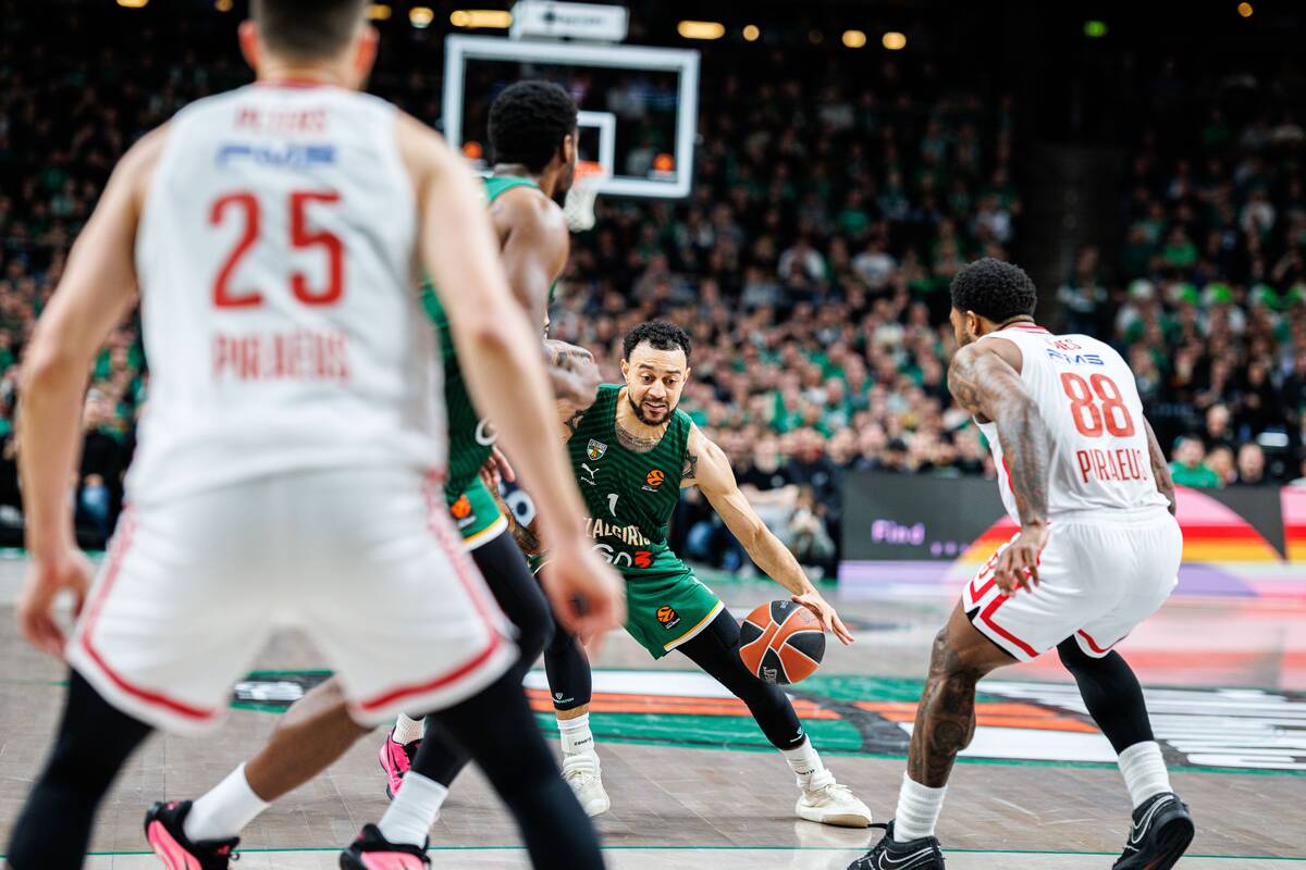 Eurolyga: Kauno „Žalgiris“ – Pirėjo „Olympiakos“ 99:94
