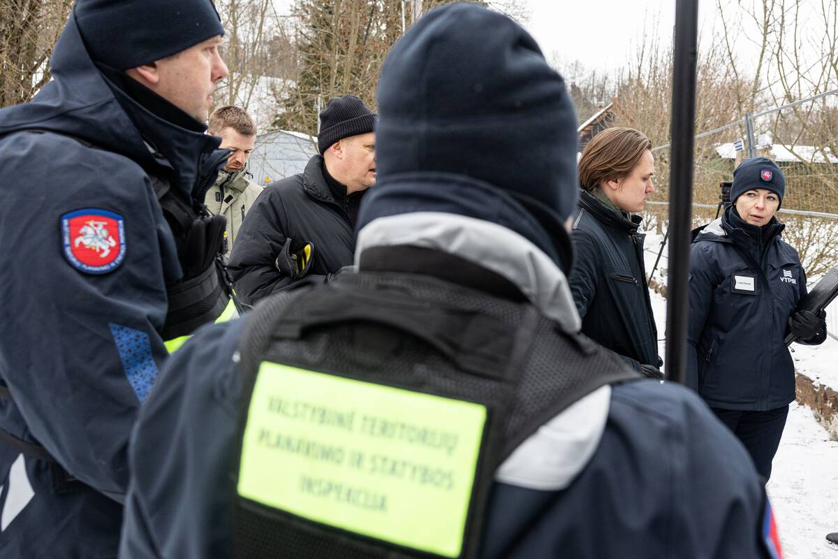 Statybų inspekcijos patikrinimas Gitano Nausėdos sklype