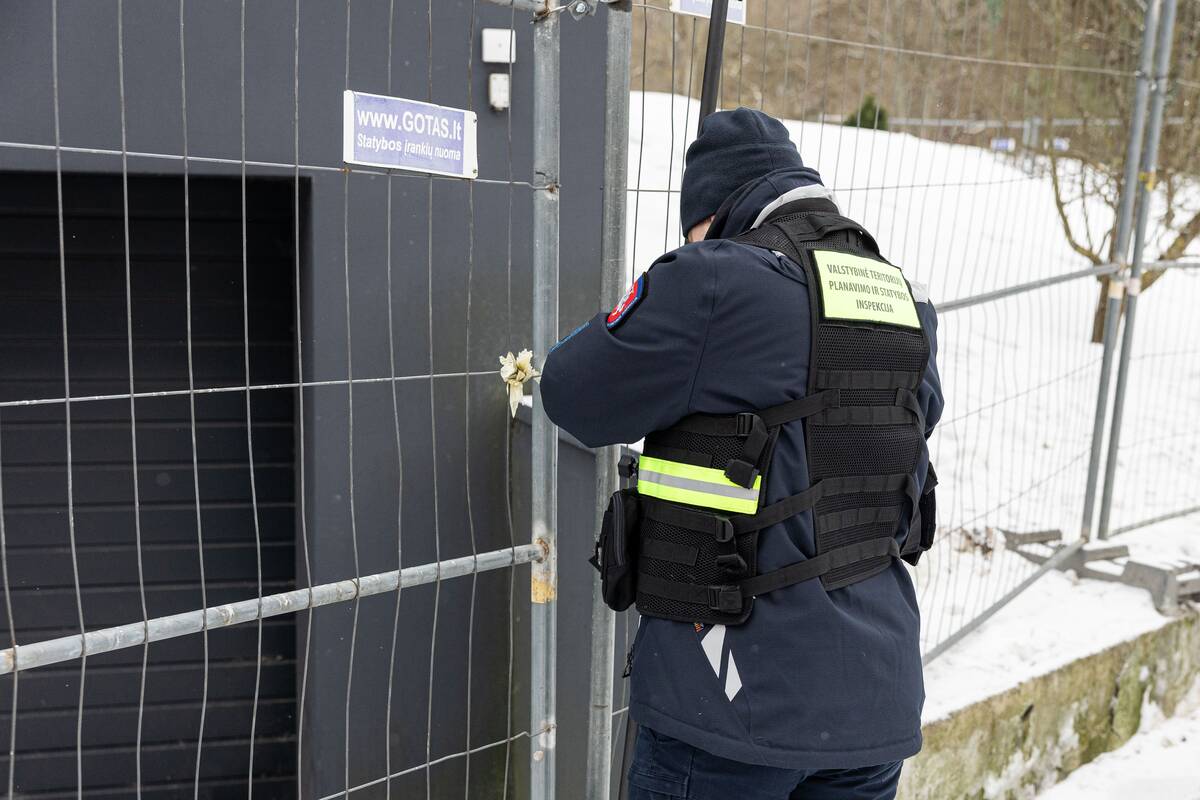 Statybų inspekcijos patikrinimas Gitano Nausėdos sklype