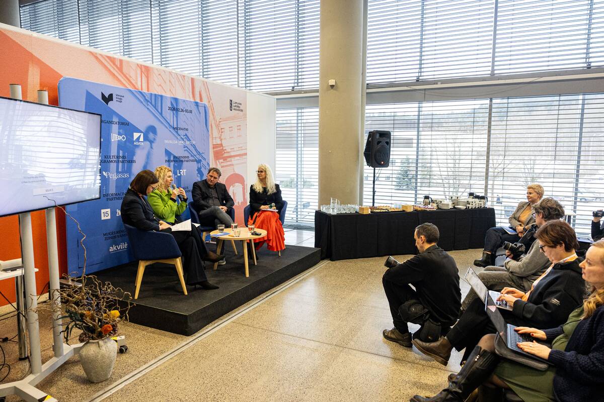 2026 metų Vilniaus knygų mugės spaudos konferencija