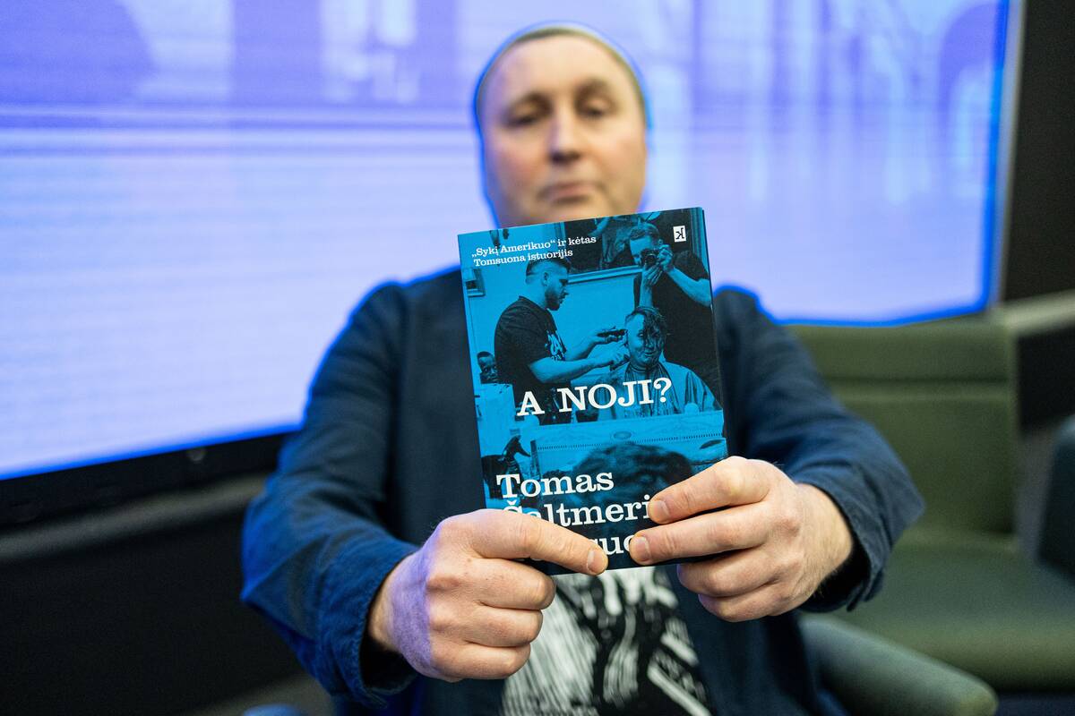 Tomo Šaltmerio knygos „A noji? „Syki Amerikuo“ i kėtas Tomsuona istuorijis“ pristatymas