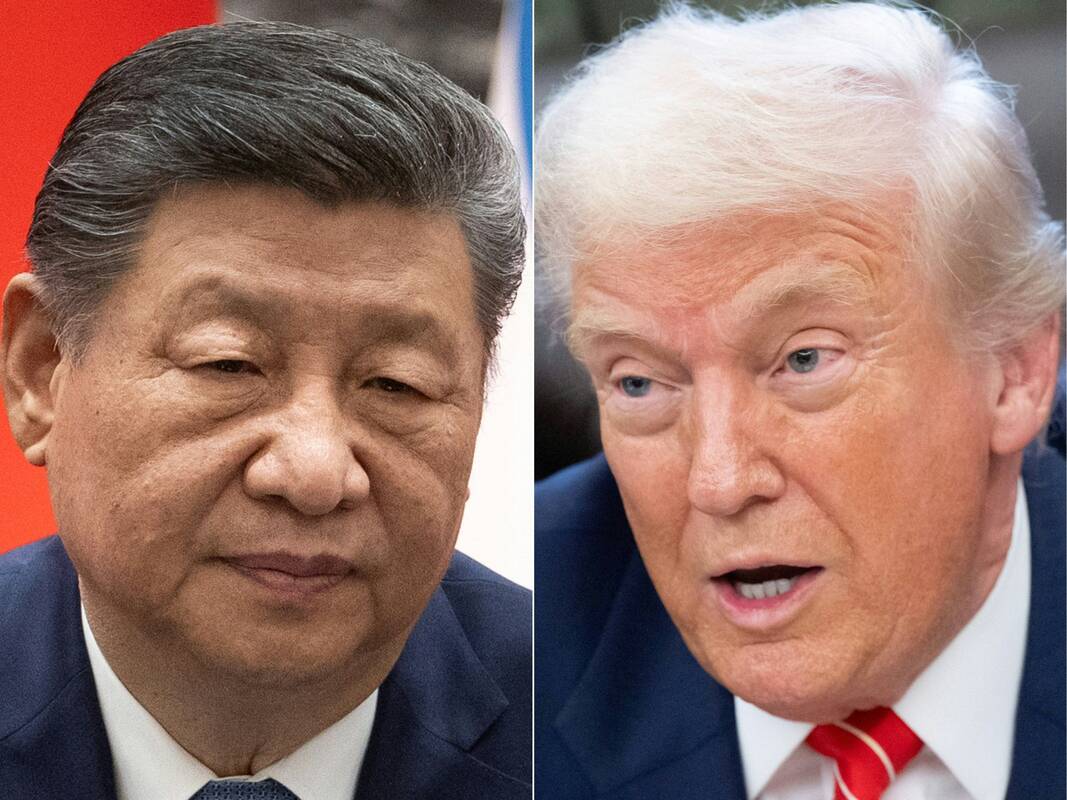 Xi Jinpingas ir Donaldas Trumpas