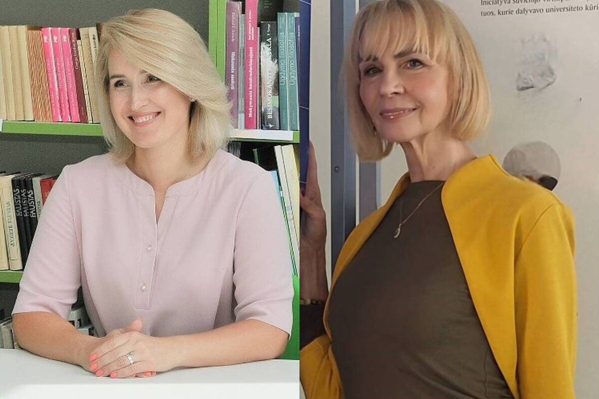 Lina Logvinovienė (kairėje), Bronė Švitrienė (dešinėje)